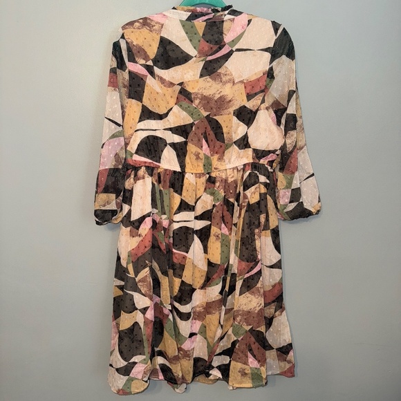 NWT Torrid Mini Clip Dot Front Keyhole Dress Size 00 Medium Large 10 - Picture 8 of 8